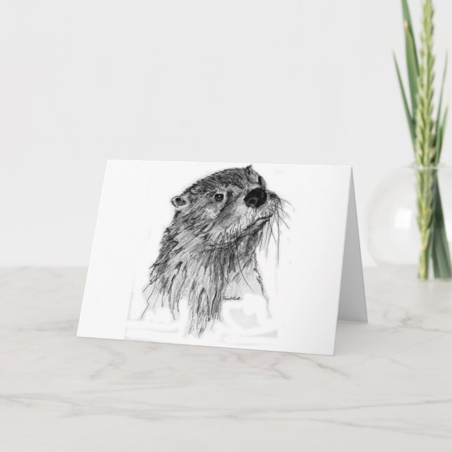 Tarjeta Otter Whiskers (Anverso)