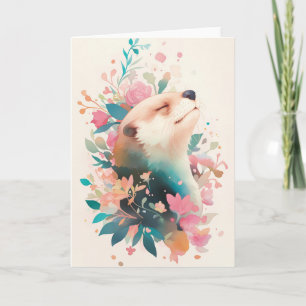 Tarjeta Otter Whispers of Flower