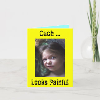 Tarjeta Ouch… miradas dolorosas