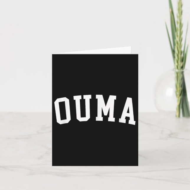 Tarjeta Ouma (Anverso)