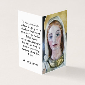 Tarjeta Our Lady Immaculate Conception Prayer Card