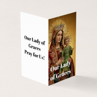 Tarjeta  OUR LADY OF GRACES Prayer Card