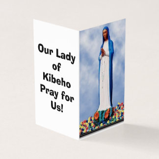 Tarjeta Our Lady of Kibeho  Prayer Card