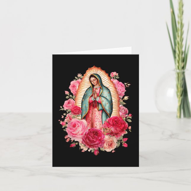 Tarjeta Our Lady Virgen De Guadalupe Saint Virgin Mary Nk  (Anverso)