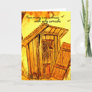 TARJETA OUTHOUSE