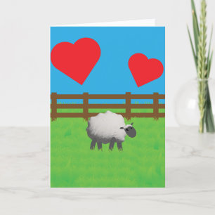 Tarjeta Oveja me conquistó con BAA