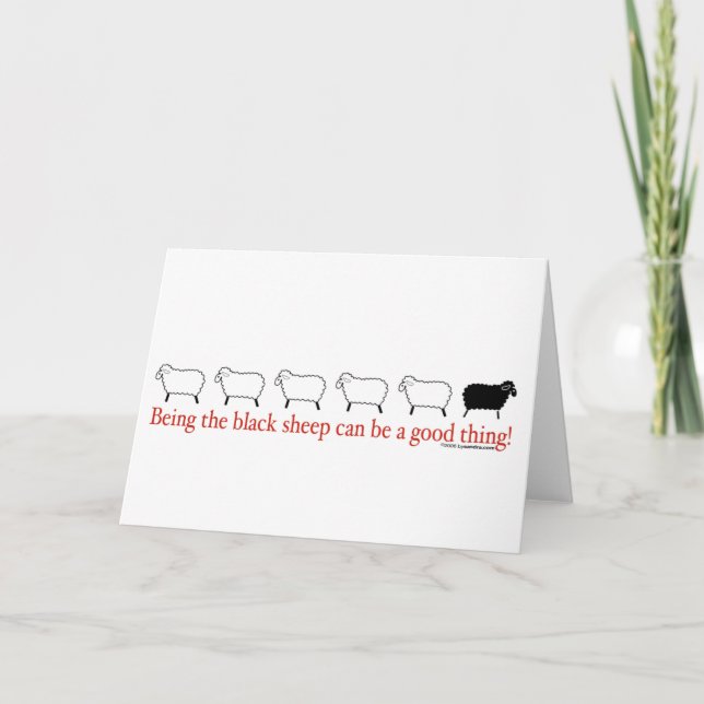 Tarjeta Oveja negra (Anverso)