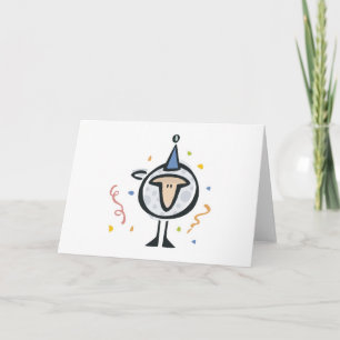 Tarjeta ovejas lindas de cumpleaños