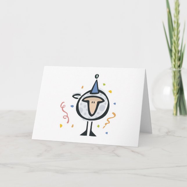 Tarjeta ovejas lindas de cumpleaños (Anverso)