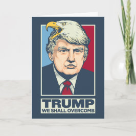 Tarjeta Overcomb Donald Trump