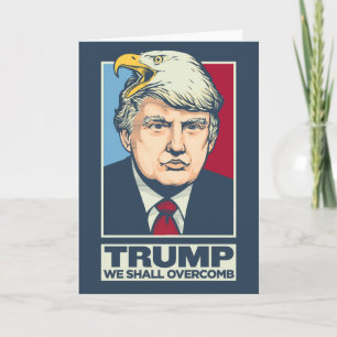 Tarjeta Overcomb Donald Trump