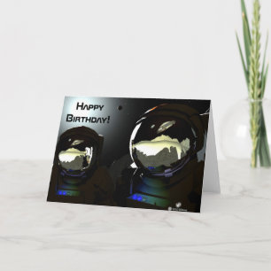 Tarjeta OVNI de visitantes inesperados