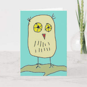 Tarjeta Owl Miss You card