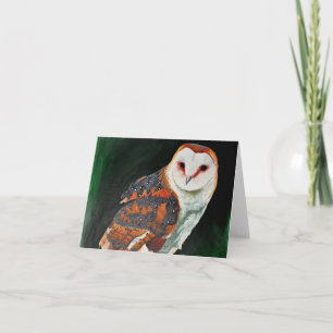 Tarjeta Owl notecard