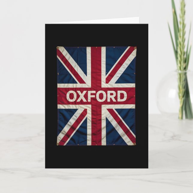 Tarjeta Oxford England Britain Uk History Vacation Souveni (Anverso)