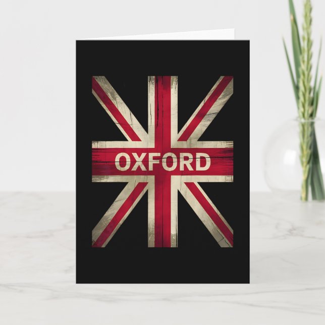 Tarjeta Oxford England Britain Uk History Vacation Souveni (Anverso)