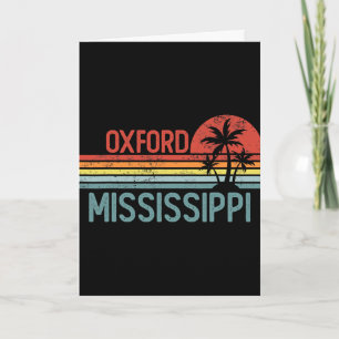 Tarjeta Oxford Mississippi Divertido Viaje a la Ciudad de