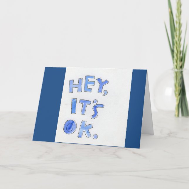 TARJETA OYE, ESTÁ BIEN QUE "50" NO ES TAN MAL=FELIZ CUMPLE (Anverso)