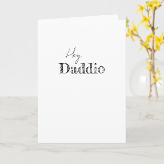 Tarjeta Oye Papá FELIZ DÍA DEL PADRE Moderno