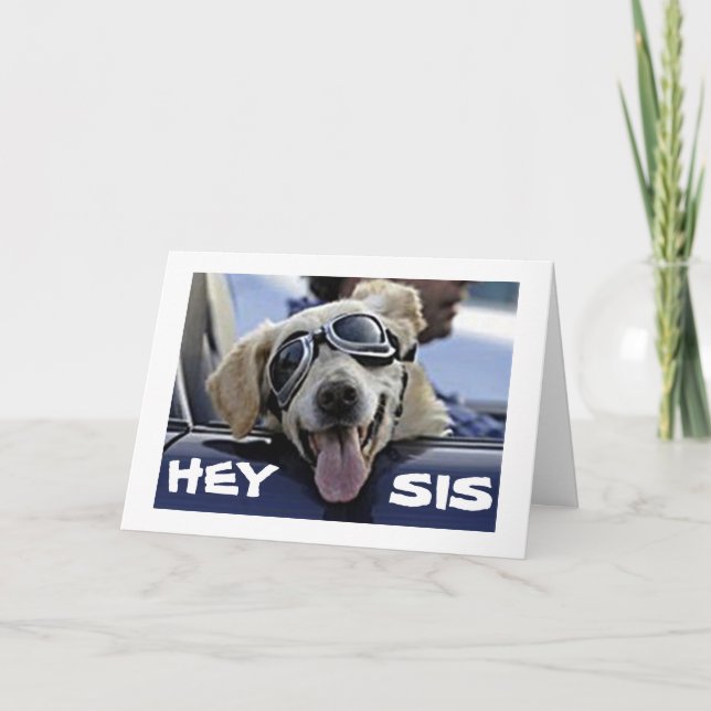 TARJETA OYE ***SIS*** TIENE UN CUMPLEAÑOS DE GUAY DEL PERR (Anverso)