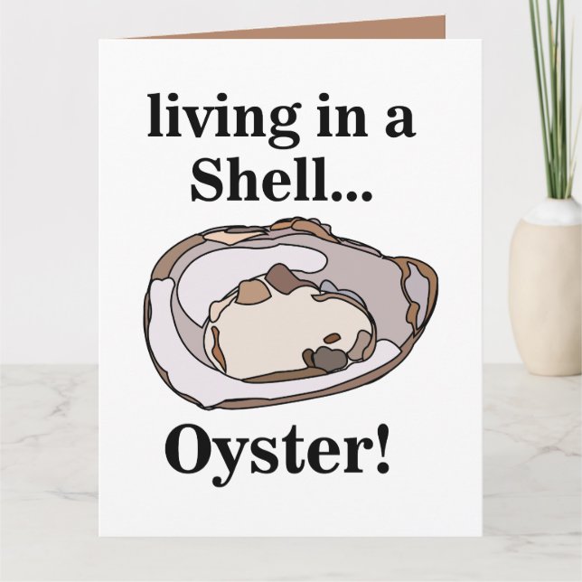 Tarjeta Oyster Shellfish Gracioso (Anverso)