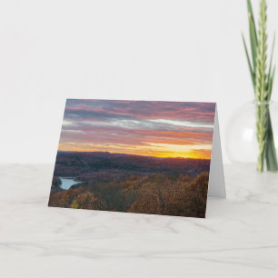 Tarjeta Ozark Mountains Autumset