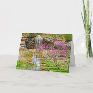 Tarjeta Ozarks Waterfall Spring Bluff