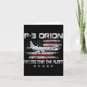 Tarjeta P-3 Subcazador de Orion Asw Avión Veteranos Vintag
