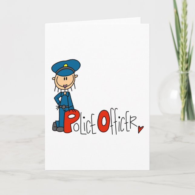 Tarjeta P es el oficial de policía (Anverso)