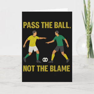 Tarjeta P La Culpa No Es Del Balompié Diseño De Fan 
