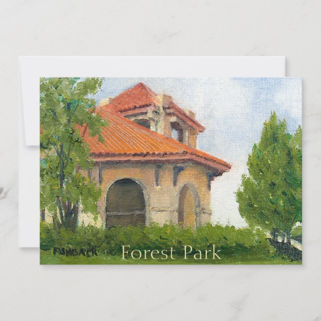 Tarjeta Pabellón de la Feria Mundial de 1904 - St Louis (Anverso)