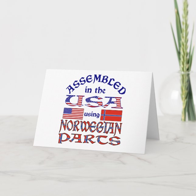 Tarjeta Pabellón noruego (Anverso)