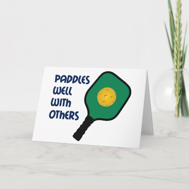 Tarjeta Paddles bien (Anverso)