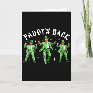 Tarjeta Paddy's Ck Divertido Trump Día de San Patricio Sue