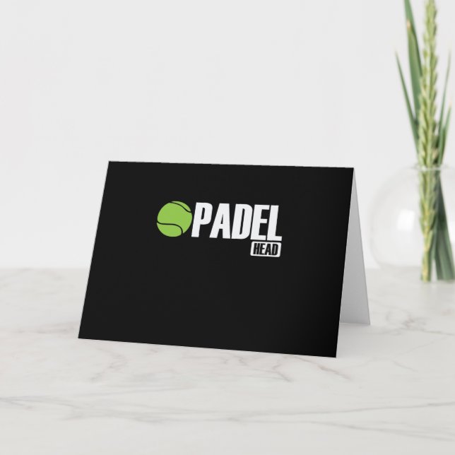 Tarjeta Padel Head Tennis Sport und Ball (Anverso)