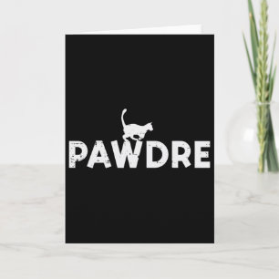 Tarjeta Padrastro de gato adorable pelaje papá día del pad