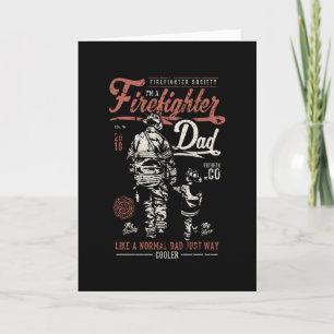 Tarjeta Padre bombero