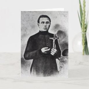Tarjeta Padre Damián