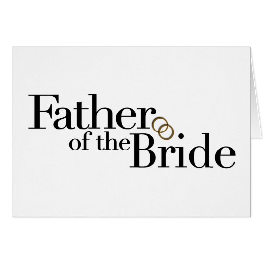 Tarjeta Padre de la novia