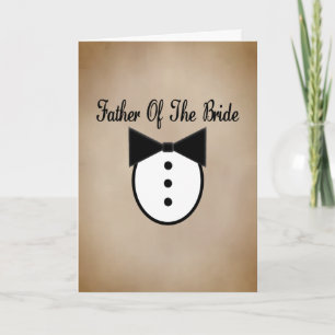 Tarjeta Padre de la novia