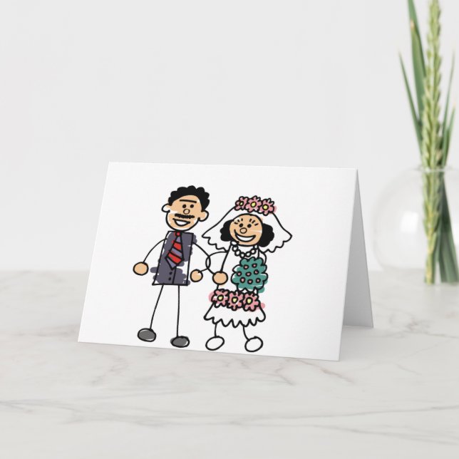 Tarjeta Padre De La Novia En El Día De La Boda (Anverso)