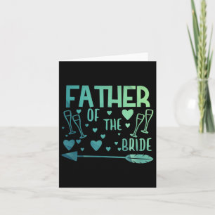 Tarjeta Padre De La Novia Y Groom Tees Boda Anniver