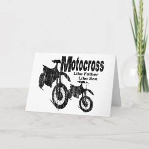 Tarjeta Padre/Hijo de Motocross