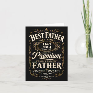 Tarjeta Padre Papá El Mejor Del Mundo Día del Padre 2026
