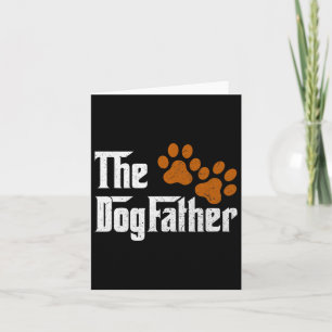 Tarjeta Padre Perro Divertido Papá Papá Papá Papá Noel El
