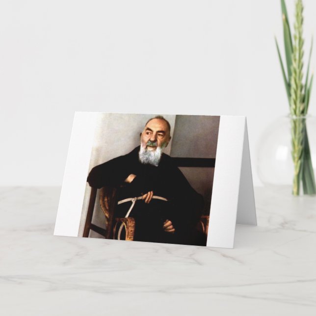 Tarjeta Padre Pio (Anverso)