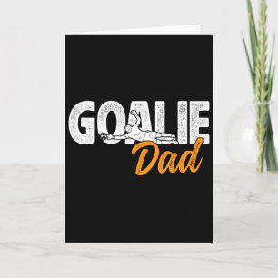 Tarjeta Padre portero de fútbol de un padre portero de fút