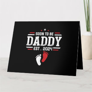Tarjeta Padre Pronto 2024 Nuevo Padre 2024 Primer Padre 20