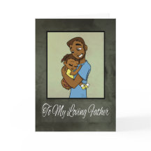 Padre y hija afroamericanos