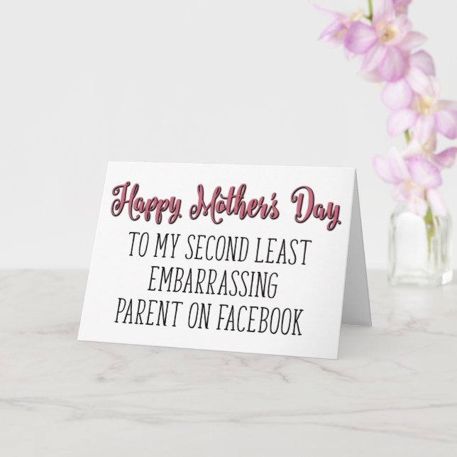 Tarjeta Padres menos vergonzosos en Facebook, Día de la Ma (Orquídea)